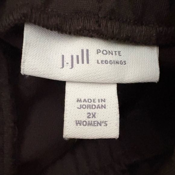 J.Jill espresso smoothing-ponte leggings size 2X - Picture 4 of 6